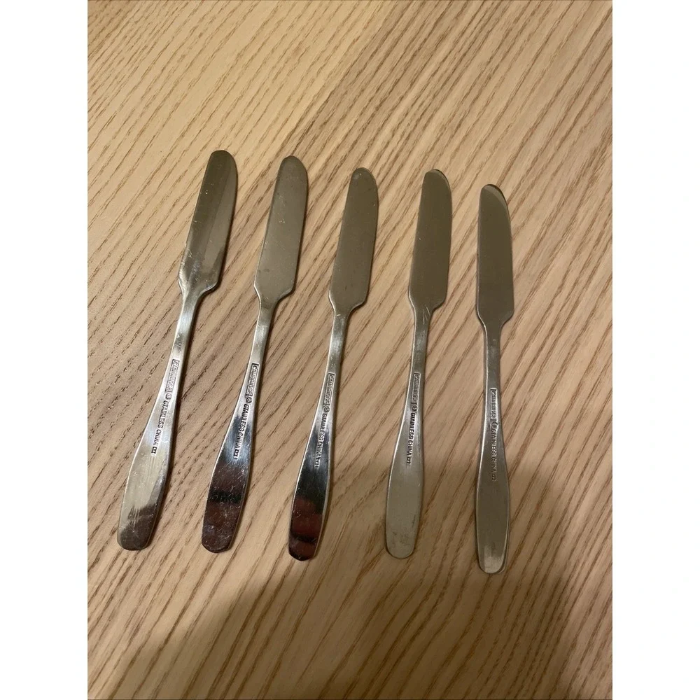 Cambridge stainless steel butter spreaders Set Of 5‎ Flatware Knives